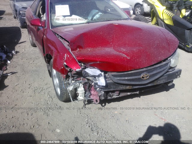 2T1CF22P3XC188627 - 1999 TOYOTA CAMRY SOLARA SE/SLE RED photo 6
