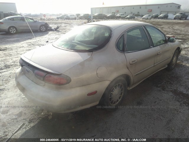 1FAFP53S7XG325204 - 1999 FORD TAURUS SE/COMFORT/SPORT TAN photo 4