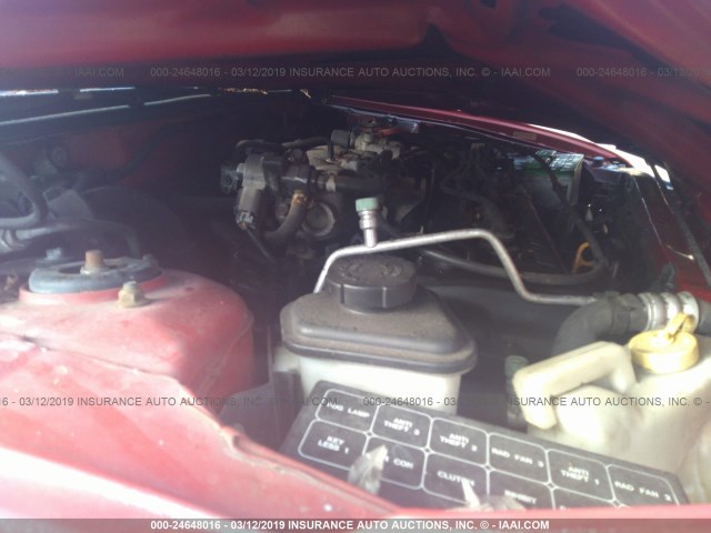 1N4AB42D1VC507376 - 1997 NISSAN 200SX SE RED photo 10