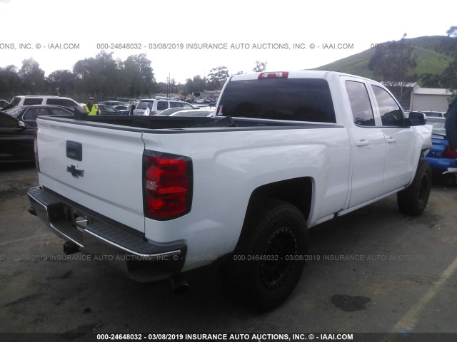 1GCRCREC5GZ140153 - 2016 CHEVROLET SILVERADO C1500 LT WHITE photo 4