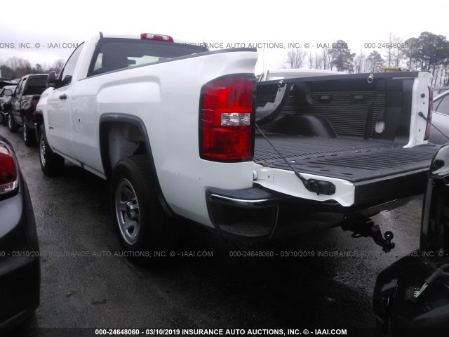 1GTN1LEC8JZ250056 - 2018 GMC SIERRA C1500 WHITE photo 3