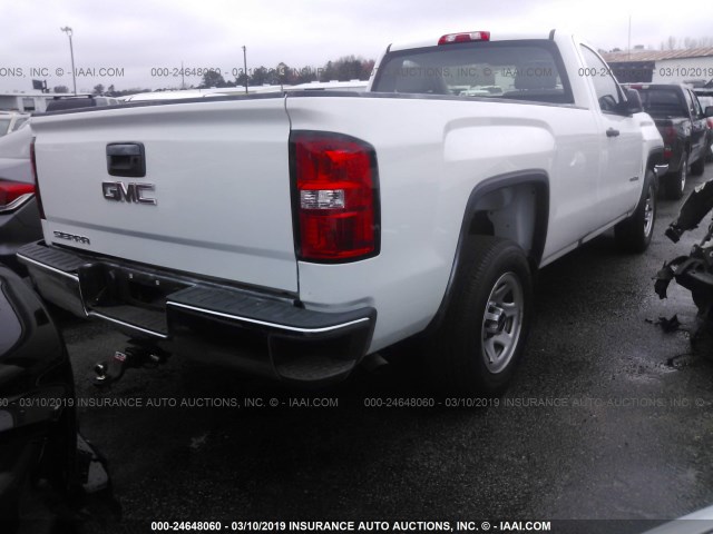 1GTN1LEC8JZ250056 - 2018 GMC SIERRA C1500 WHITE photo 4