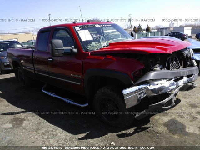 1GCHK29U54E171124 - 2004 CHEVROLET SILVERADO K2500 HEAVY DUTY RED photo 1