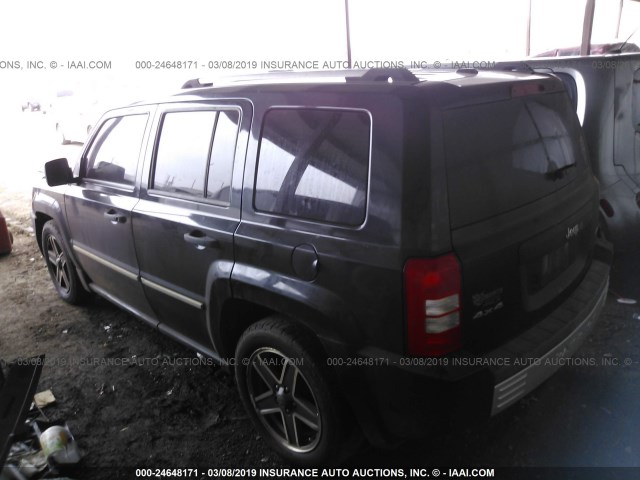 1J4FF48B49D153504 - 2009 JEEP PATRIOT LIMITED BLACK photo 3