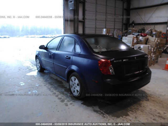 KL5JD56Z07K693068 - 2007 SUZUKI FORENZA CONVENIENCE/POPULAR BLUE photo 3