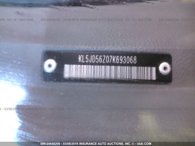 KL5JD56Z07K693068 - 2007 SUZUKI FORENZA CONVENIENCE/POPULAR BLUE photo 9