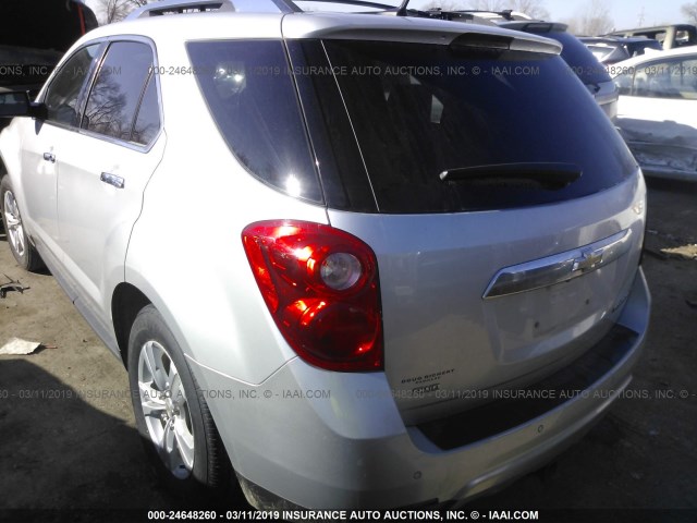 2GNFLGE50C6214262 - 2012 CHEVROLET EQUINOX LTZ GRAY photo 3