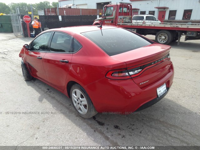 1C3CDFAA8DD304692 - 2013 DODGE DART SE/AERO RED photo 3