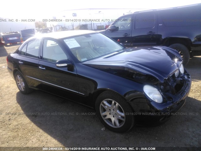 WDBUF65J65A709312 - 2005 MERCEDES-BENZ E 320 BLACK photo 1