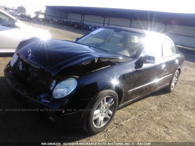 WDBUF65J65A709312 - 2005 MERCEDES-BENZ E 320 BLACK photo 2