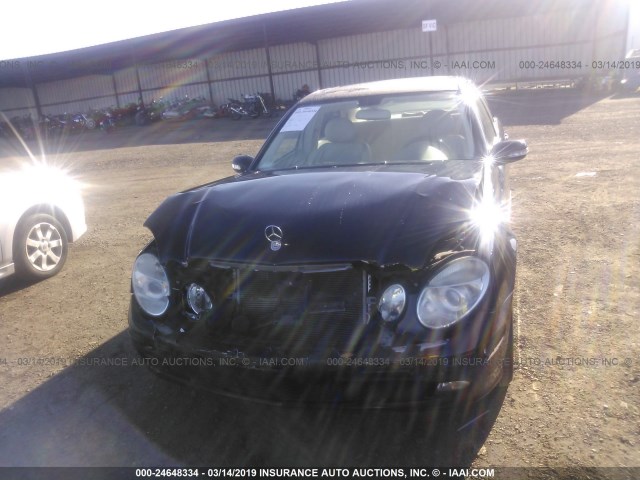 WDBUF65J65A709312 - 2005 MERCEDES-BENZ E 320 BLACK photo 6