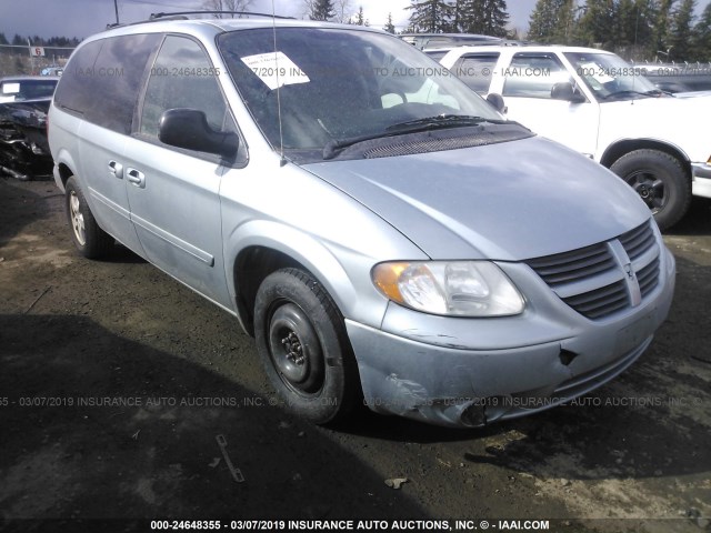 2D4GP44LX6R829732 - 2006 DODGE GRAND CARAVAN SXT BLUE photo 1