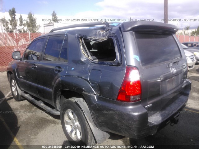 JTEZU14R070088869 - 2007 TOYOTA 4RUNNER SR5/SPORT GRAY photo 3