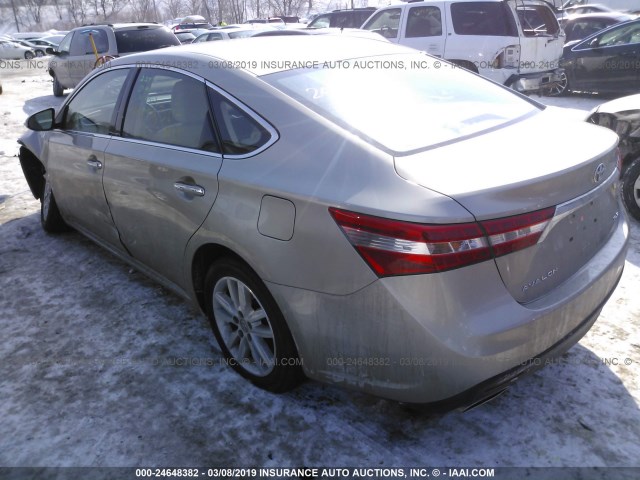 4T1BK1EB4EU126506 - 2014 TOYOTA AVALON PREMIUM/TOURING/LIMITED Pewter photo 3