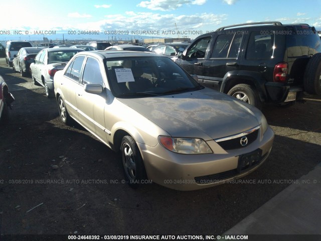 JM1BJ225820557431 - 2002 MAZDA PROTEGE DX/LX/ES TAN photo 1