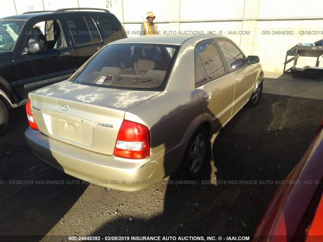 JM1BJ225820557431 - 2002 MAZDA PROTEGE DX/LX/ES TAN photo 4