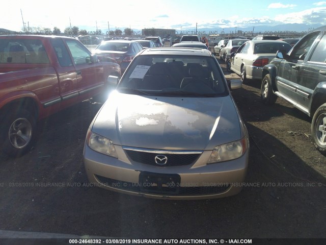 JM1BJ225820557431 - 2002 MAZDA PROTEGE DX/LX/ES TAN photo 6