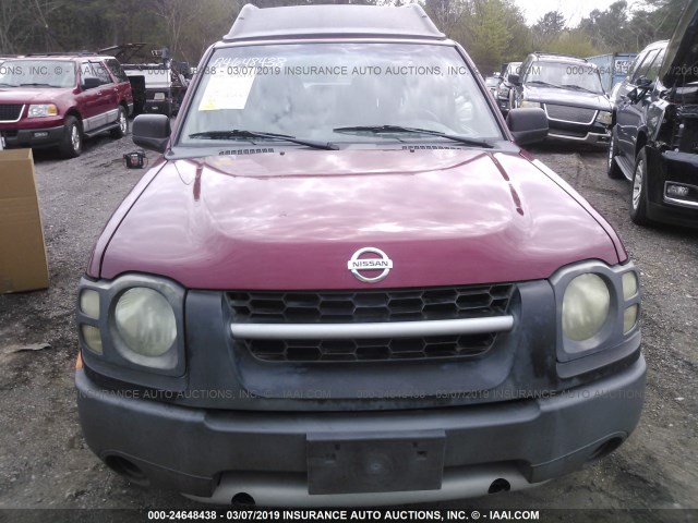 5N1ED28T43C659458 - 2003 NISSAN XTERRA XE/SE RED photo 6