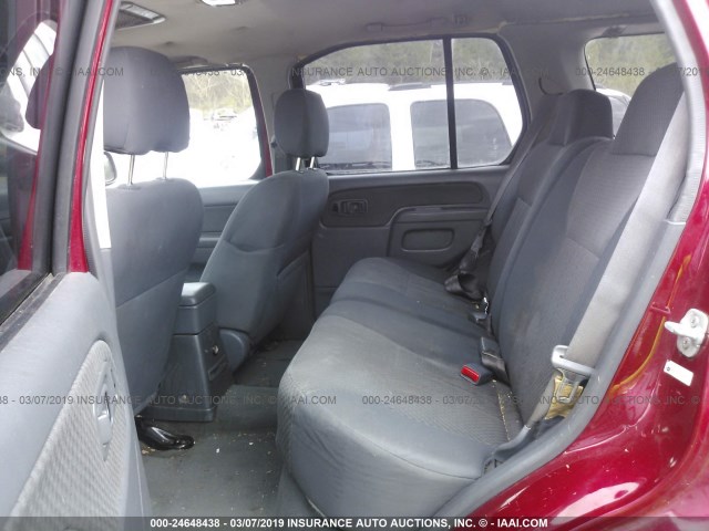 5N1ED28T43C659458 - 2003 NISSAN XTERRA XE/SE RED photo 8