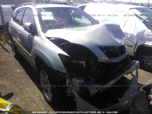 JTJGW31U882007355 - 2008 LEXUS RX 400H SILVER photo 1