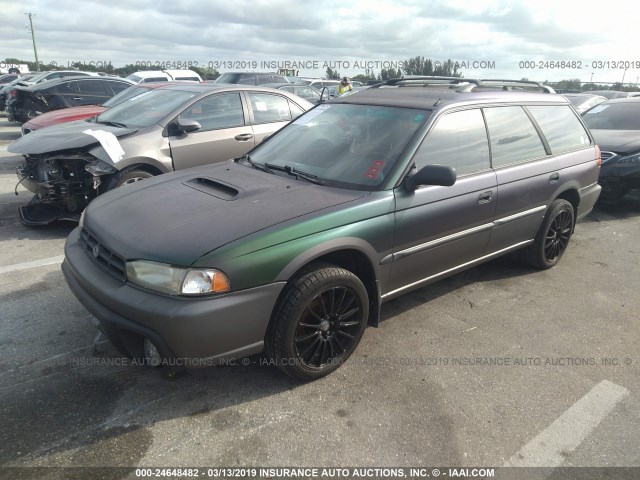 4S3BG6856W6610935 - 1998 SUBARU LEGACY 30TH ANN OUTBACK/LTD/SPT GREEN photo 2