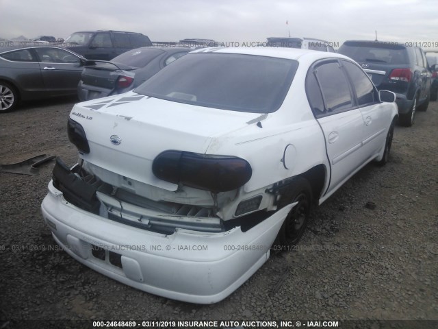 1G1NE52J116245164 - 2001 CHEVROLET MALIBU LS WHITE photo 4