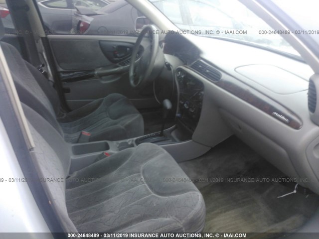 1G1NE52J116245164 - 2001 CHEVROLET MALIBU LS WHITE photo 5