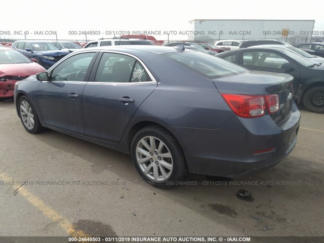 1G11E5SL3EF145976 - 2014 CHEVROLET MALIBU 2LT BLUE photo 3