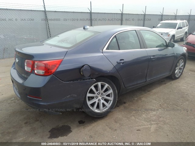 1G11E5SL3EF145976 - 2014 CHEVROLET MALIBU 2LT BLUE photo 4