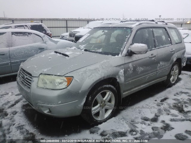 JF1SG69677H703188 - 2007 SUBARU FORESTER 2.5XT LTD/SPORTS 2.5XT SILVER photo 2