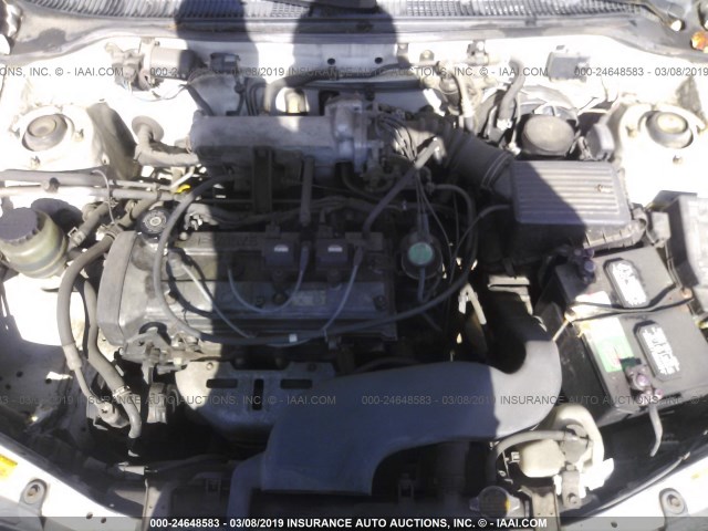 JT2EL56E8S7034610 - 1995 TOYOTA TERCEL DX WHITE photo 10