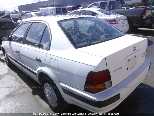 JT2EL56E8S7034610 - 1995 TOYOTA TERCEL DX WHITE photo 3