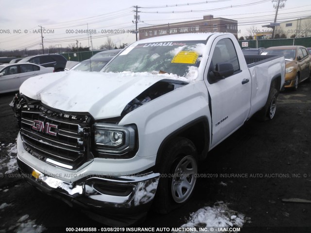 1GTN1LEC4JZ903918 - 2018 GMC SIERRA C1500 WHITE photo 2