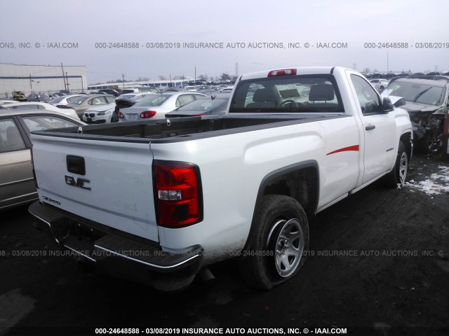 1GTN1LEC4JZ903918 - 2018 GMC SIERRA C1500 WHITE photo 4