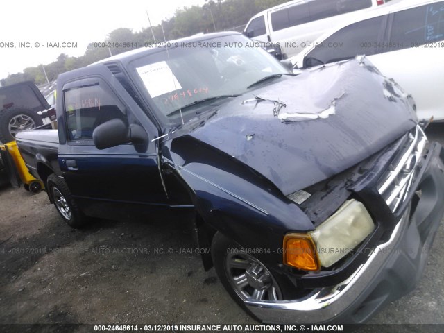 1FTYR10C71TA13465 - 2001 FORD RANGER Dark Blue photo 1