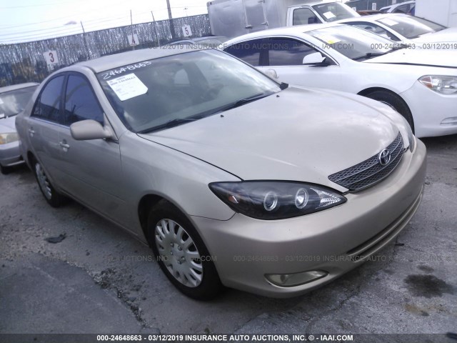 4T1BE32K54U339678 - 2004 TOYOTA CAMRY LE/XLE/SE GOLD photo 1