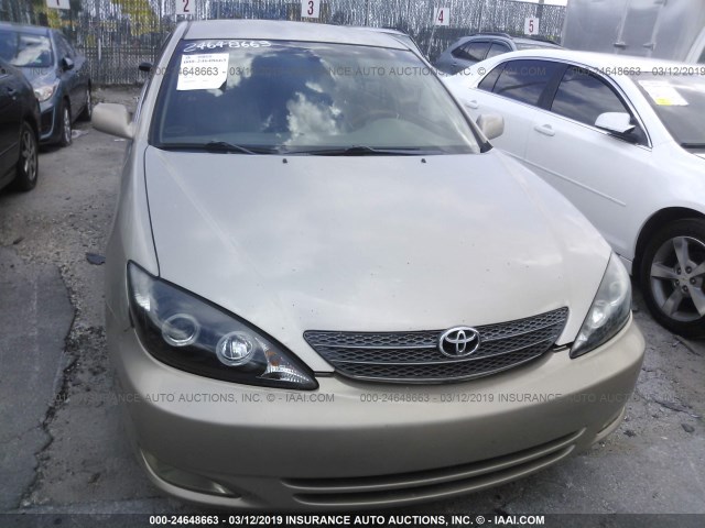 4T1BE32K54U339678 - 2004 TOYOTA CAMRY LE/XLE/SE GOLD photo 6