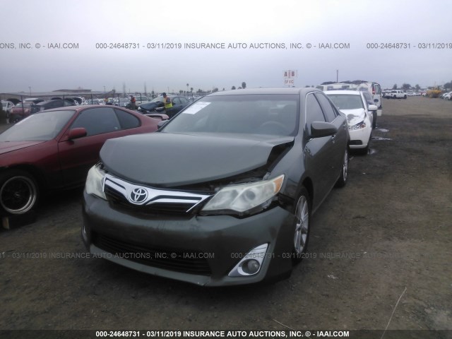 4T4BF1FK7CR188150 - 2012 TOYOTA CAMRY SE/LE/XLE GRAY photo 6