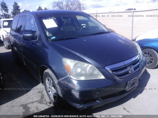 5FNRL38646B403918 - 2006 HONDA ODYSSEY EXL GRAY photo 1