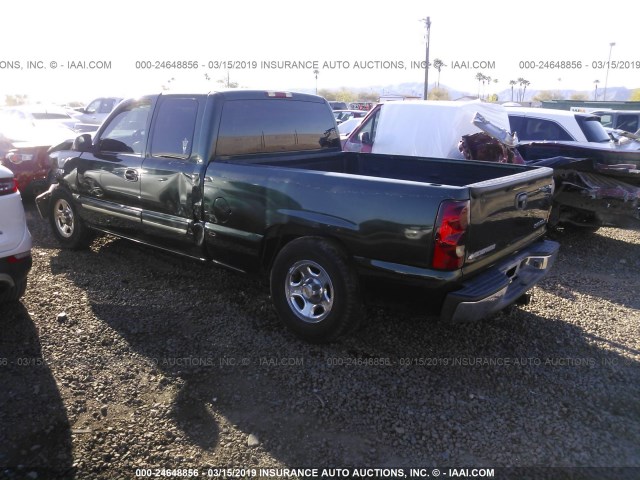 2GCEC19V731151296 - 2003 CHEVROLET SILVERADO C1500 GREEN photo 3