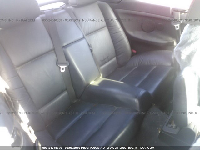 WBABJ8327WEM20669 - 1998 BMW 323 IC AUTOMATIC BLACK photo 8