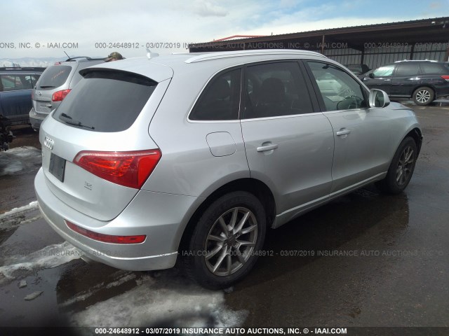 WA1KK78R49A023474 - 2009 AUDI Q5 3.2 SILVER photo 4