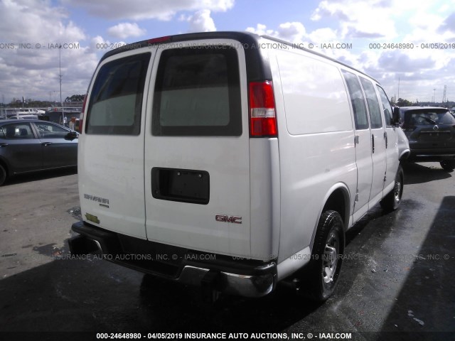 1GTW7AFF1G1904273 - 2016 GMC SAVANA G2500 WHITE photo 4