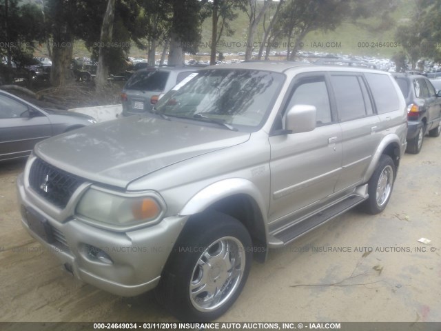 JA4LS41R52J030226 - 2002 MITSUBISHI MONTERO SPORT LIMITED BROWN photo 2