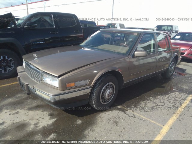 1G6KS6987GU816644 - 1986 CADILLAC SEVILLE GOLD photo 2