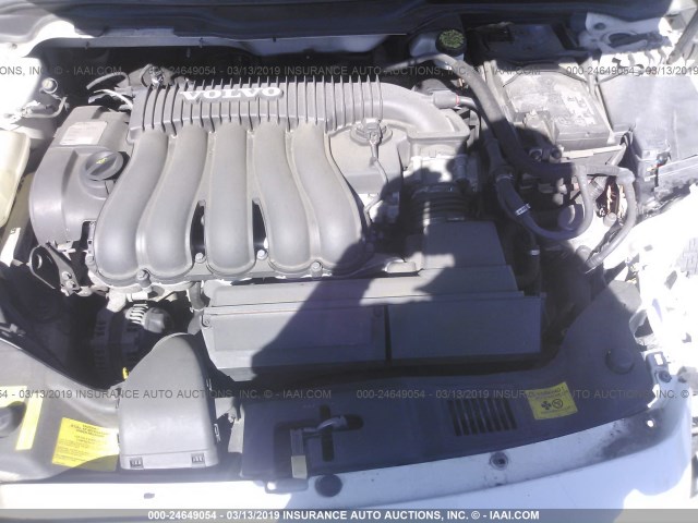 YV1MS382352087112 - 2005 VOLVO S40 2.4I WHITE photo 10