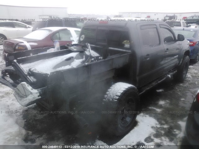 3TMLU4EN9EM160590 - 2014 TOYOTA TACOMA DOUBLE CAB 灰色 照片 4