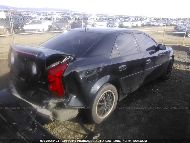 1G6DP577X70152250 - 2007 CADILLAC CTS HI FEATURE V6 BLACK photo 4