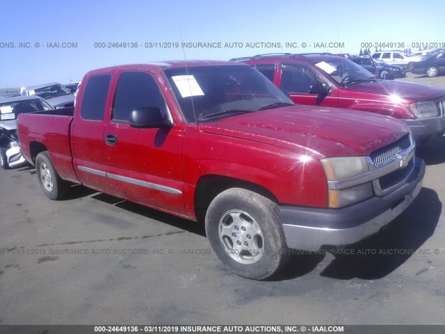 2GCEC19V141313943 - 2004 CHEVROLET SILVERADO C1500 RED photo 1