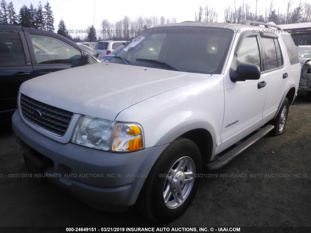 1FMZU62E02ZB64527 - 2002 FORD EXPLORER XLS WHITE photo 2